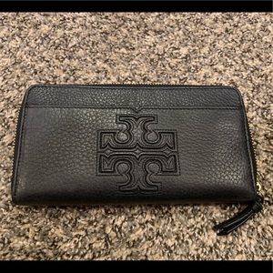 Tory Burch Harper Leather Zip Continental Wallet